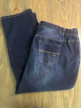 Catherines Women's Jeans Plus Petite Size 26WP Right Fit Curvy Denim